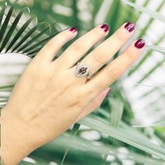 Zultanite Taşlı Gümüş Yüzük