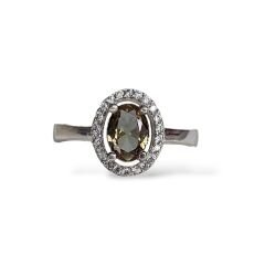 Oval Form Zultanite Taşlı Gümüş Yüzük