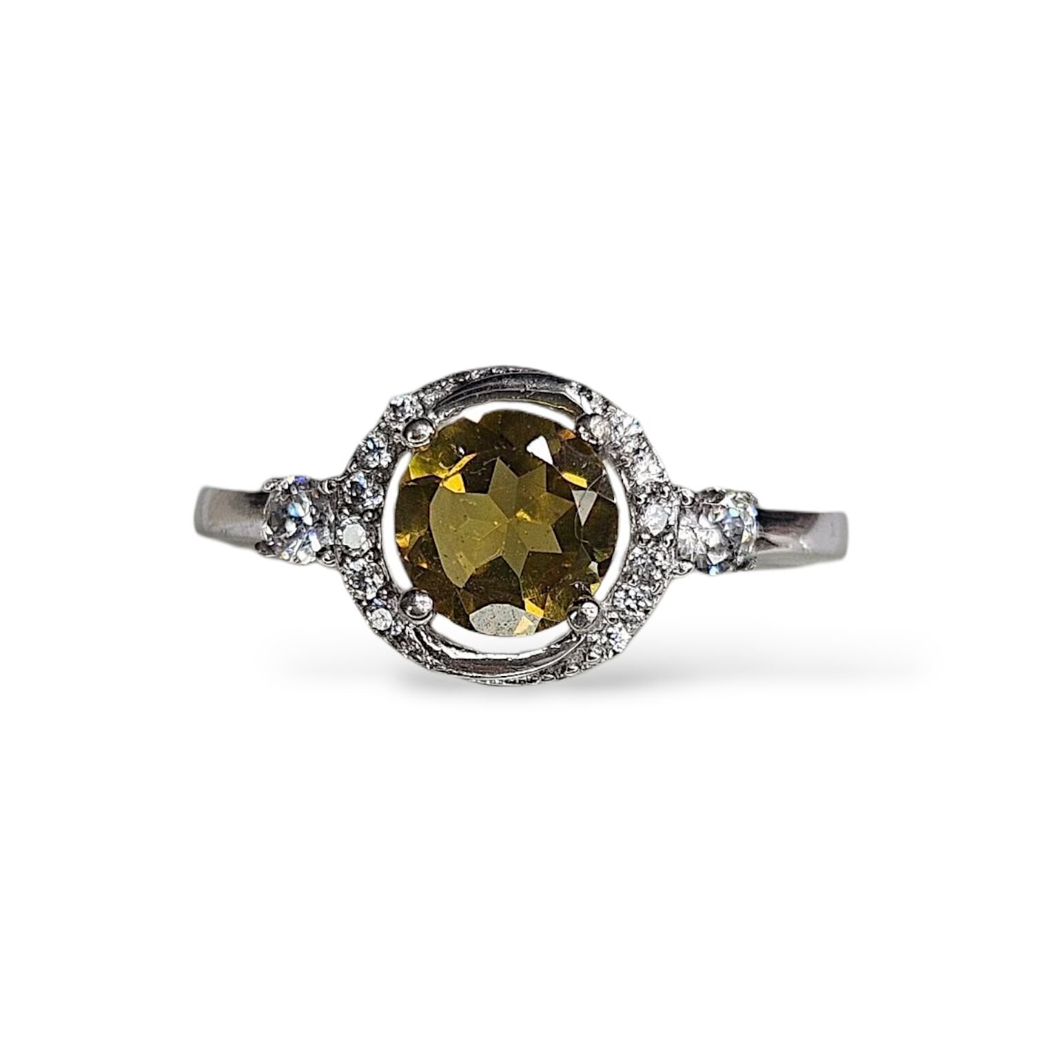 Yuvarlak Kesim Zultanite Taşlı Gümüş Yüzük