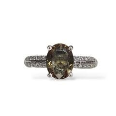 Oval Kesim Zultanite Taşlı Gümüş Yüzük