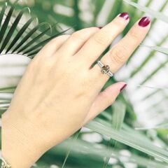 Oval Kesim Zultanite Taşlı Gümüş Yüzük