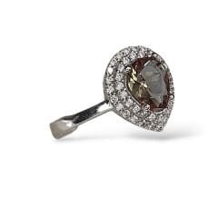 Damla Kesim Zultanite Taşlı Gümüş Yüzük