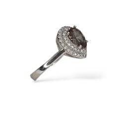 Damla Kesim Zultanite Taşlı Gümüş Yüzük