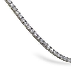 2.5 mm İthal Dönme Yapmayan Gümüş Su yolu Kolye