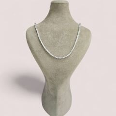 3 mm İthal Dönme Yapmayan Gümüş Su Yolu Kolye