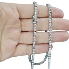 3 mm İthal Dönme Yapmayan Gümüş Su Yolu Kolye